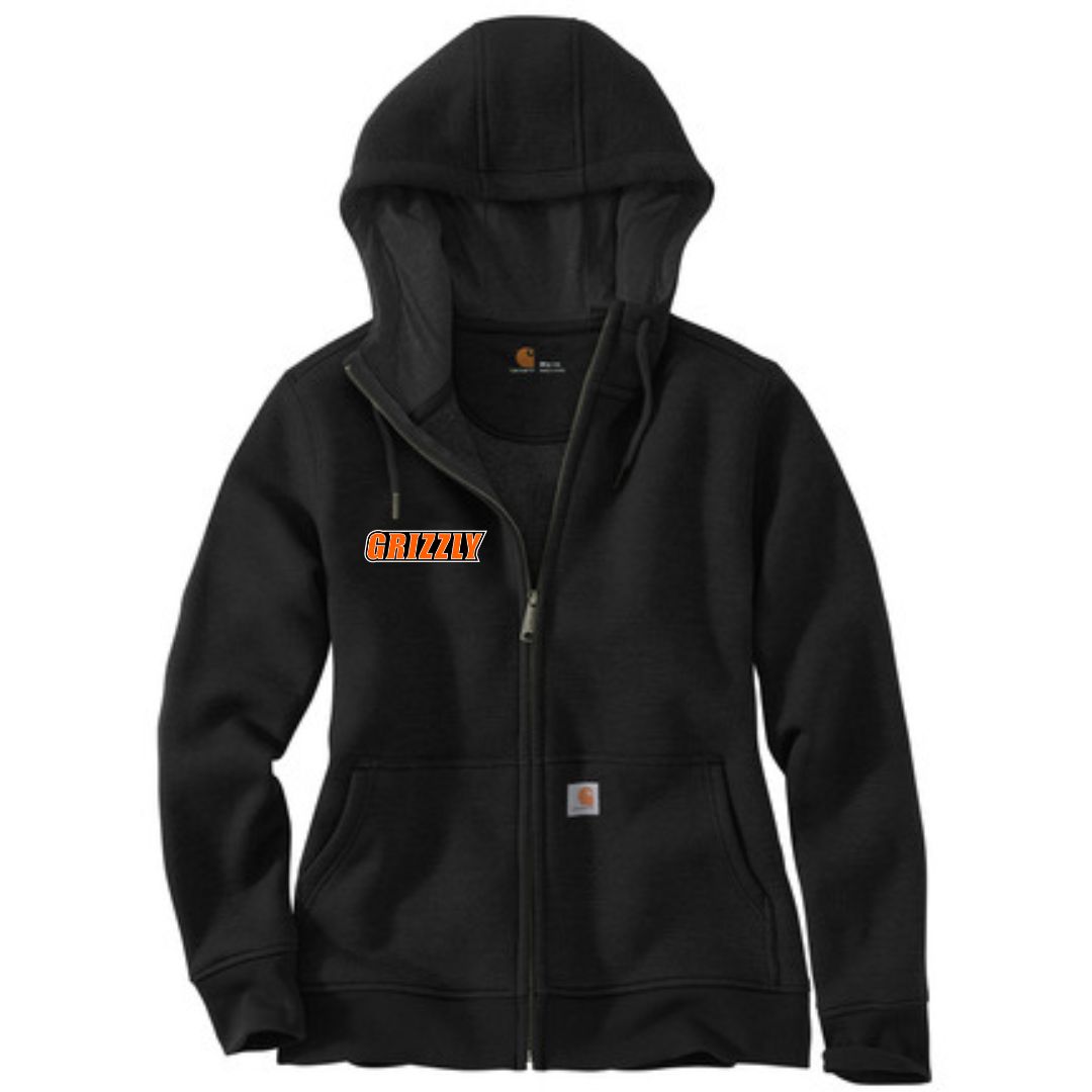 Carhartt® Women’s Clarksburg FullZip Hoodie Black Grizzly Graphics