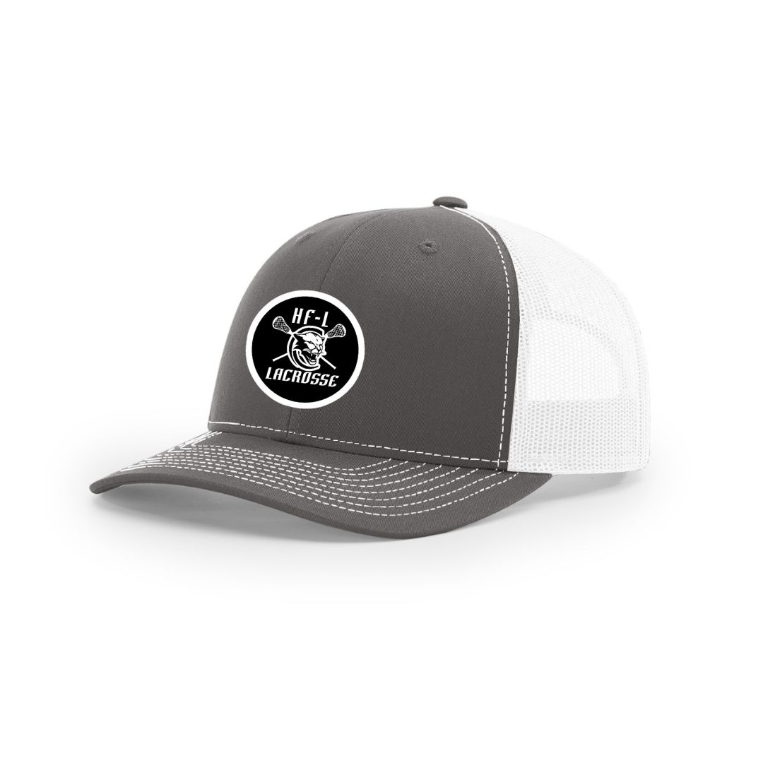 112 TRUCKER HAT w/ PATCH - CHARCOAL/WHITE