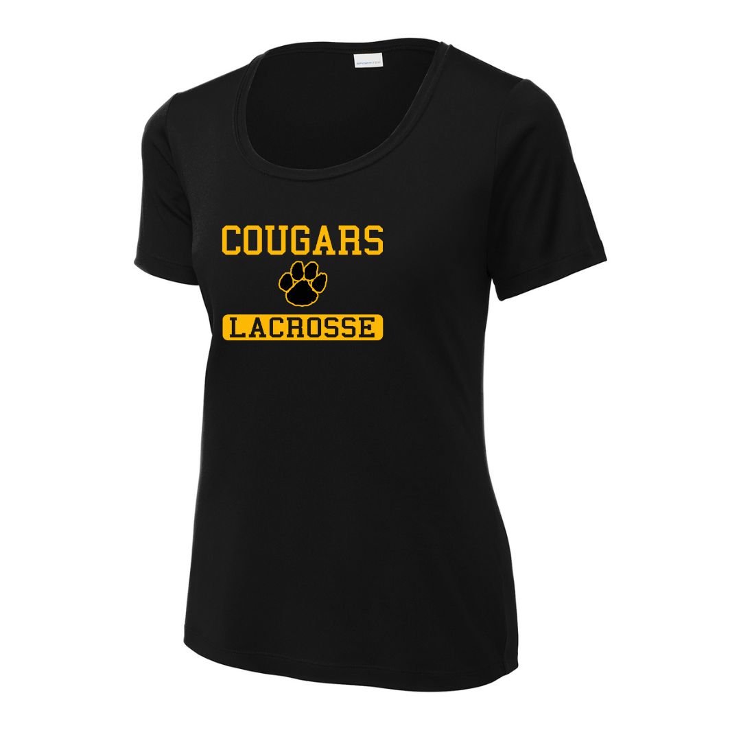 Sport-Tek® Women's Posi-UV® Pro Scoop Neck Tee - BLACK