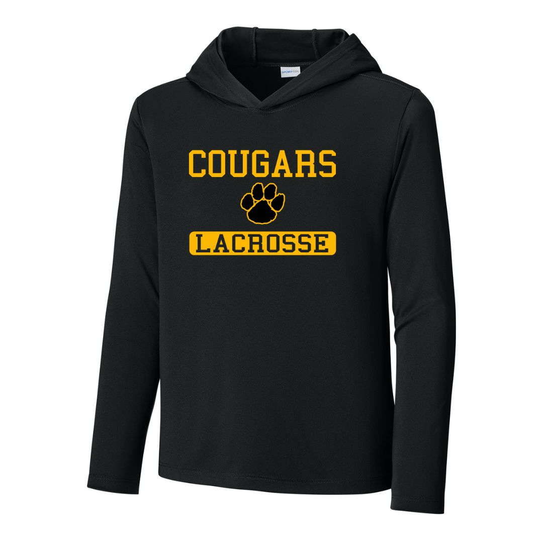 Sport-Tek® Youth Posi-UV® Pro Long Sleeve Hoodie - BLACK